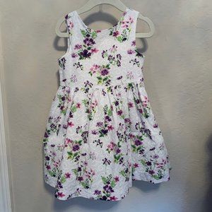 Janie and Jack Floral Eyelet Dress